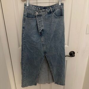 & Other Stories Blue Denim Skirt